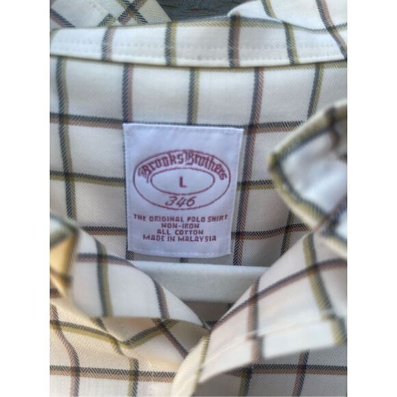 Men’s Brooks Brothers Classic Non Iron Button Front Shirt Size Large - Picture 5 of 5